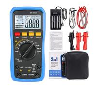 Multímetro digital multifunción para prueba de resistencia de aislamiento y voltajes de hasta 2000 V, pantalla de alta precisión
