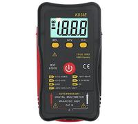 Multímetro digital multifuncional, voltímetro portátil negro con valor RMS real, detector de tensión sin contacto, conservación de datos - Seguridad CAT III 600 V, mediciones