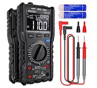 Multímetro Digital Polimetro Voltímetro Voltaje Corriente CA CC MESTEK Amperimetro Rango Automático/Manual Diodo Resistencia Frecuencia Capacitancia Continuidad Batería Tester Pantalla VA Inversa