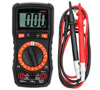 Multímetro digital portátil 70 Probador y voltímetro de CA CC con pantalla LCD grande para medir voltaje Resistencia y capacitancia de corriente CC - Dispositivo de prueba de