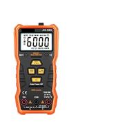 Multímetro digital profesional inteligente automático, 4000 cuentas TRMS, rango, comprobador de voltaje CC/CA, transistor