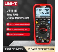 Multímetro Digital Profesional Inteligente UNI-T True RMS con Rango Automático, Voltímetro de 1000V CC/CA, Probador de Capacitancia UT161D