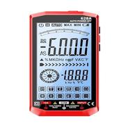 Multímetro Digital recargable 6000 recuentos AC/DC voltaje corriente amperímetro condensador Detector herramientas de electricista(628A Black Pro)