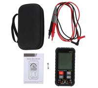 Multímetro digital recargable con pantalla LCD, rango automático, modo inteligente, tecnología TRMS, mide voltaje, resistencia de diodo,