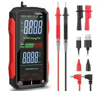 Multímetro digital recargable por USB - 6000 cuentas con LCD y rango automático Capacidad, Frecuencia