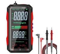 Multímetro digital recargable por USB, mejorado para uso doméstico e industrial.