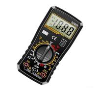 Multímetro digital SZ853 para uso profesional, voltaje de 0-600 V, corriente de 0 a 10 A, resistencia de 2000 K ohmios, comprobación de continuidad de diodo, 1999 cuentas, retroiluminación, carcasa