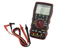 Multímetro digital Testboy 316 (multímetro digital para instalación eléctrica, display de 40 mm de fácil lectura con retroiluminación, prueba de continuidad y medida de resistencia)