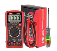 Multímetro Digital, Tester Electricista Inteligente, Voltímetro Mide Fase,NCV, Voltaje CA/CC, Resistencia, Continuidad y Cable en vivo con bolígrafo de prueba de voltaje