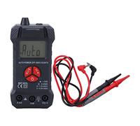 Multímetro inteligente con cambio automático de rango, voltímetro digital y medidor de resistencia, pantalla LCD de 4000 puntos con valor eficaz verdadero y luz LED, para