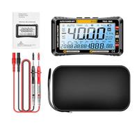 Multímetro medidor de corriente digital de 4000 cuentas para prueba de capacitancia de resistencia de pantalla grande