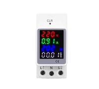 Multímetro, Monitor De Energía Eléctrica 4 En 1 CA 100A, Medidor De Corriente De Aje, Ímetro, Amperímetro, Carril Din(AC 70-150V)