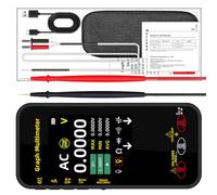 Multímetro profesional con función gráfica, múltiples modos de medición, tamaño portátil, función de apagado automático, osciloscopio digital