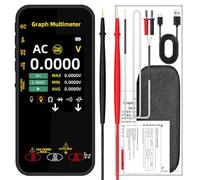 Multímetro profesional con función gráfica, múltiples modos de medición, tamaño portátil, función de apagado automático, osciloscopio digital