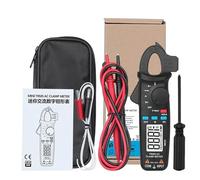 Multímetro Terminal multímetro Digital ACM81 rango de medición automático TRMS 1mA precisión 200A DC AC voltímetro ohmímetro(ACM81-Black)