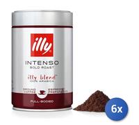Multipack 6x Illy Espresso Intenso Caffè Macinato 250 g