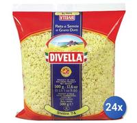 Multipack De 24 Divella Semola 74 Stelline Gr 500