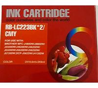 Multipack DE 5 Cartuchos DE Tinta GENERICOS Brother LC223BK-CMY LC221VALBP/LC223VALBP