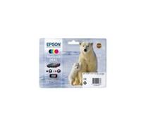 Multipack epson t263640 26xlxp - 510 - 520 - 600 - 605 - 610 - oso polar (C13T26364010)