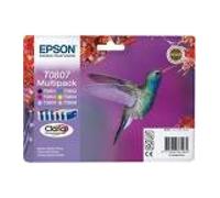 Multipack tinta epson t08074 t080140+240+340+440 +540+640 - colibri (C13T08074011)
