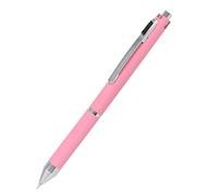 Multipen 4 en 1 | Bolígrafo y lápiz | Bolígrafo multifunción de metal I 3 x minas de bolígrafo en azul, negro y rojo, 1 x mina portaminas, incluye goma de borrar, color rosa