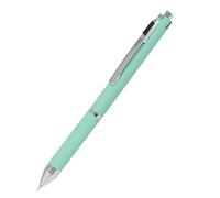 Multipen 4 en 1 | bolígrafo y lápiz | bolígrafo multifunción de metal I 3 x minas de bolígrafo en azul, negro y rojo, 1 x mina portaminas, incluye goma de borrar, color menta