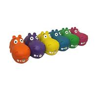 Multipet International 61012 - Juguete de látex hipopótamo (8 pulgadas)
