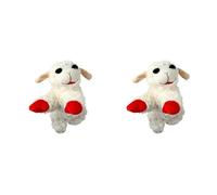 Multipet -Lamb Chop Juguete para Perro (15,24 cm) (Paquete de 2)