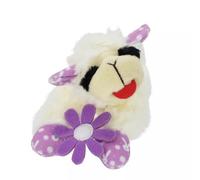 Multipet Lamb Chop - Juguete para perro con estampado de conejito de flores, 6 pulgadas