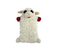 MULTIPET Lamb Chop Plush Dog Squeak Toy Small with Multiple Squeakers