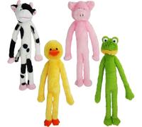 Multipet Minipet Swingin Slevin Squeaky Plush Dog Toy, 12 In. - 44208