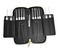 MULTIPICK ELITE 17 Set profesional de ganzúas - [17 piezas] Made in Germany - Ganzua Lockpicking - Kit cerrajero para abrir puertas - Herramienta - Accesorios cerraduras - Lockpick