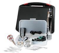 MULTIPICK Kronos Set Ganzua electrica - [Made in Germany] Ferramentas electricas - Herramientas para cerrajeria - Ganzuas cerrajeria profesional - Para abrir puertas y cerraduras - Lockpick gun set