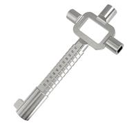 MULTIPICK Llave universal Corto [Hecho en Alemania] Topolino - llave maestra - llave de obra - llave de arquitecto - juego de llaves de construcción - llaves universales - herramienta multifunción