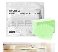 Multiple Effect The Floor Clean, Floor Cleaner Tablets for Hardwood Tile Laminate Floors, Quick Dissolving Mop Cleaner with Fresh Scent, (100 PCS, Floral scent) (Green)