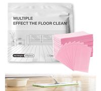 Multiple Effect The Floor Clean, Floor Cleaner Tablets for Hardwood Tile Laminate Floors, Quick Dissolving Mop Cleaner with Fresh Scent, (100 PCS, Floral scent) (Pink)