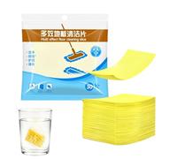 Multiple Effect The Floor Clean,Floors Cleaning Tablets Multi-Surface Cleaner,Multi-Surface Floor Cleaning Tablets,For Hardwood,Tile,Laminate,Vinyl Floors,Tile Walls Bathrooms (yellow)