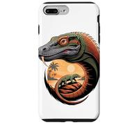 Multiple Exposure Art Dragón de Komodo Carcasa para iPhone 7 Plus/8 Plus