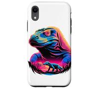 Multiple Exposure Art Dragón de Komodo Carcasa para iPhone XR