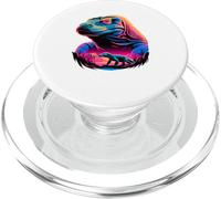 Multiple Exposure Art Dragón de Komodo PopSockets PopGrip para MagSafe