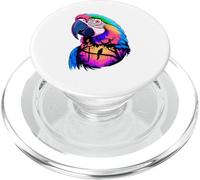 Multiple Exposure Art Guacamayo Loro Loros PopSockets PopGrip para MagSafe