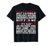 Multiple Myeloma Awareness Support Blood Cancer Awareness Camiseta