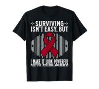 Multiple Myeloma Awareness Survivor Multiple Myeloma Cancer Camiseta
