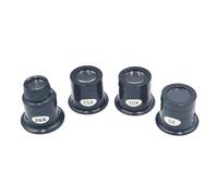Multiple Power - 4 lupas de 5 10 x 15 x 20 aumentos, herramienta esencial para joyería detallada y observación de sellos, joyería portátil