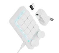 Múltiples modos 12 Macro Teclado RGBS con conexión de dos perillas y teclado mecánico personalizado para jugadores USB C