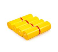 Múltiples tamaños Bolsa de correo autoadhesiva colorida Bolsa de almacenamiento autoadhesiva impermeable Empaquetado Bolsas de envío Sobre de mensajería-Amarillo, 15x25cm 50pcs
