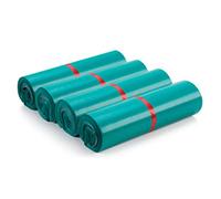 Múltiples tamaños Bolsa de correo autoadhesiva colorida Bolsa de almacenamiento autoadhesiva impermeable Empaquetado Bolsas de envío Sobre de mensajería-Verde, 15x25cm 50pcs