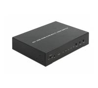 Multiplexor KVM DeLock 4 en 1 Multiview HDMI con USB 2.0
