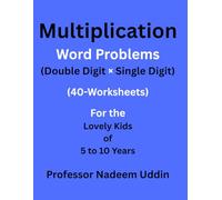 Multiplication word problems (Double Digit × Single Digit) (40 worksheets)