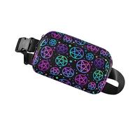 Multipocket Water of Running Fanny Pack | Paquete de Fanny Pack | Bolsa compacta de moda para viajes, correr, senderismo, ciclismo, multicolor, A, Ver descripción